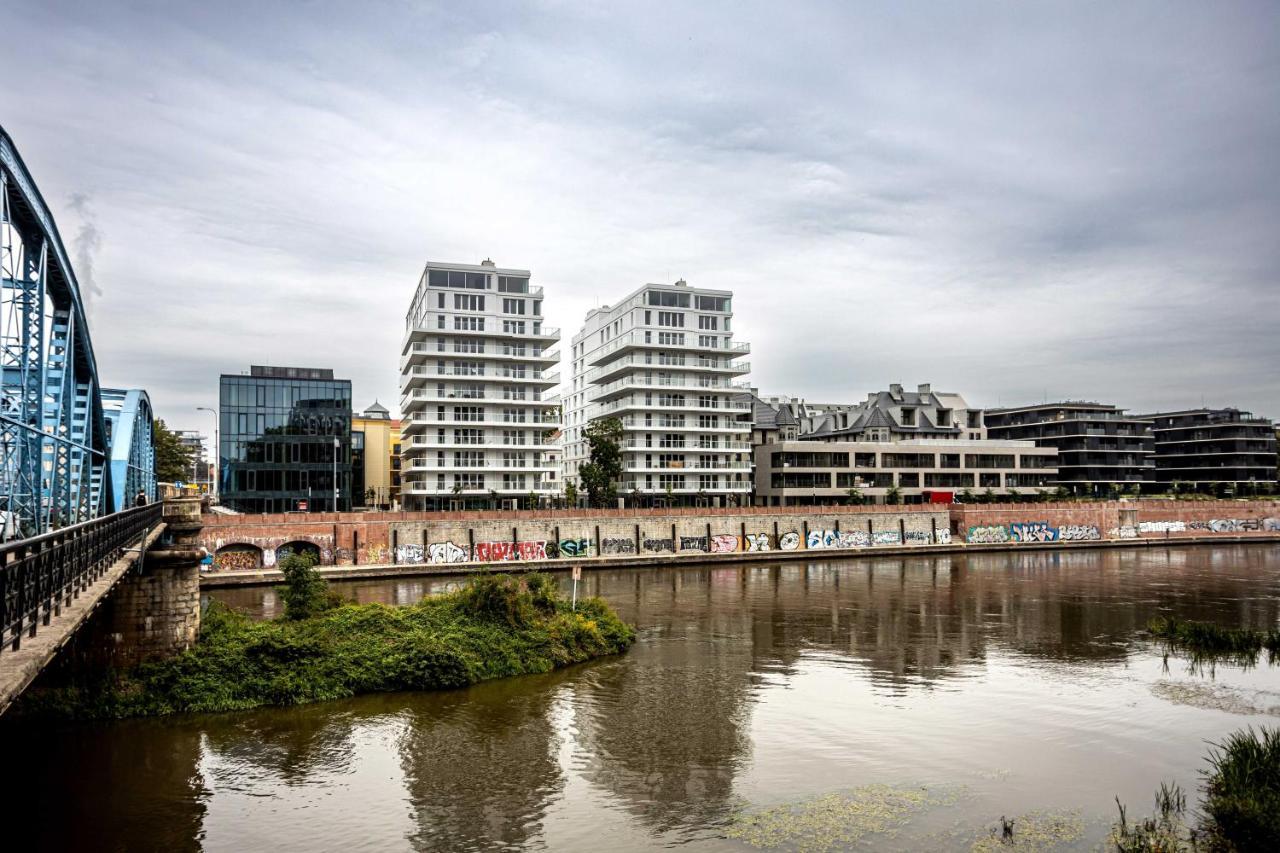 Luksus W Centrum Nad Odra Wrocław Eksteriør bilde