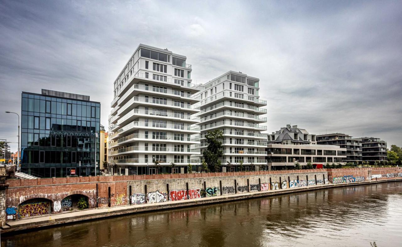 Luksus W Centrum Nad Odra Wrocław Eksteriør bilde